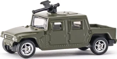 Produktbild von SIKU Modellfahrzeug Wüstensturm Militär-Pickup Nachbau mit beweglichen Elementen 3x4x8 cm
