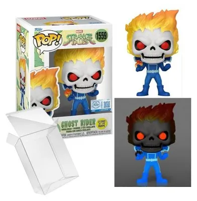 Produktbild von Funko Pop! Marvel Strange Tales - Ghost Rider #1559 (Glow in the Dark) Special Edition