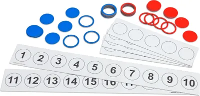 Produktbild von Betzold Demosatz Zahlenraum 20 magnetisch: Zahlenreihe, Zwanzigerfeld, Wenderinge