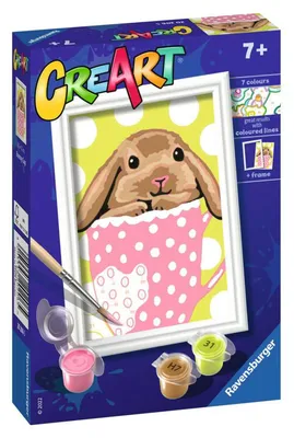 Produktbild von Ravensburger CreArt Hasen-Tasse