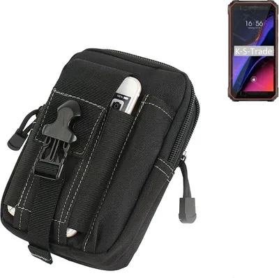 Produktbild von K-S-Trade Gürtel Tasche kompatibel mit Blackview Oscal S60 Gürteltasche Holster Schutz Hülle Handy Hülle Smartphone outdoor Handy-Hülle schwarz