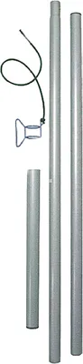 Produktbild von Eduplay Stahlmast Set mit Seil und Griff für optimalen Schatten