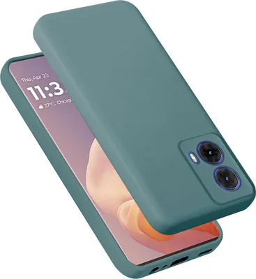 Image de Cadorabo Housse pour Motorola Moto G85 Housse en silicone Housse pour téléphone portable Etui en silicone liquide, résistant aux rayures et aux chocs pour Motorola Moto G85