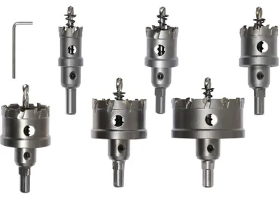 YATO TCT-Lochsägen-Set 6-teilig für Metall 22-65 mm
