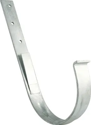 Produktbild von Marley Rinneneisen Stahl halbrund verzinkt Fenstergrau RAL 7040 NW 150 mm