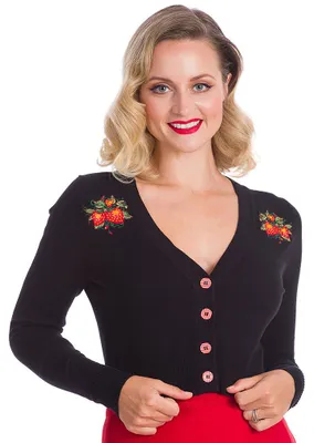 Produktbild von Banned Retro Cardigan - Strawberries S