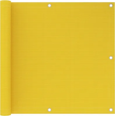Obrázek produktu pro Balkonová zástěna žlutá 90 x 600 cm HDPE