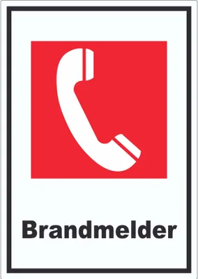 Produktbild von Brandmelder Aufkleber A4 (210x297mm)