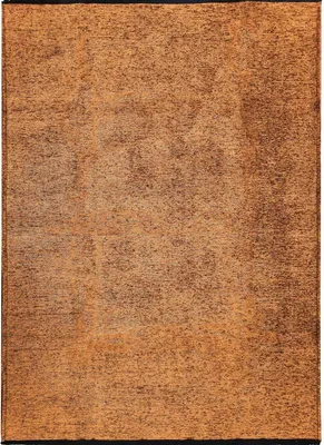 Obrázok produktu pre Umývateľný koberec z bavlny a polyesteru, oranžový 80x150