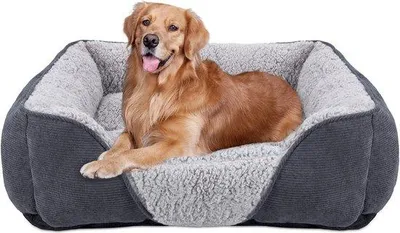 Produktbild von Famanu Hundebett XL - Waschbar und rutschfest - 89×63×23 cm