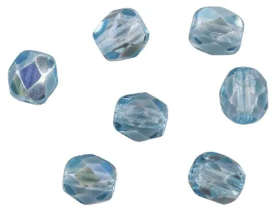 Productafbeelding van Rayher 14200404 Glaskralen, 4 mm, iriserend, turkoois