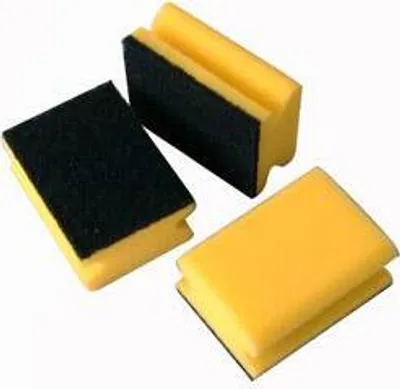 Immagine prodotto di spugna per piatti, sagomata, 3 pezzi, 6,5 x 9,5 x 4 cm