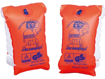 Produktbild von Bema Schwimmflügel 18002, Orange, Schwimmarmbänder, Abbildung, 6 Jahr(e), 60 kg, 12 Jahr(e)