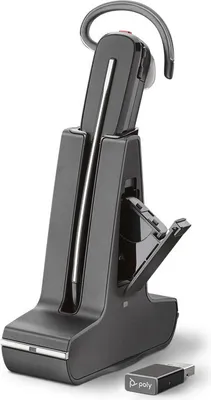 Produktbild von Poly Savi 8245 UC, Unlimited Talk Time - Standard - Headset - im Ohr - konvertierbar - DECT 6.0 - kabellos