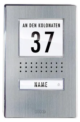 Produktbild von M-e modern-electronics ADV 110.1 EG Tuersprechanlage Kabelgebunden Außeneinheit 1 Familienhaus Edel