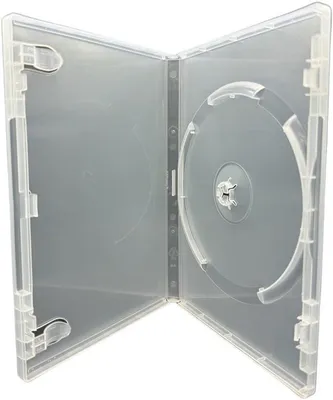 DVD-Hüllen - CD-Hüllen - Aufbewahrungsbox - Transparente Hülle - 50 Stück - 6-3/4" x 5-5/16" x 1/2"