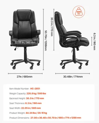 Obrázok produktu pre Kancelárska stolička - Ergonomická stolička - Herná stolička - Kreslo - Stolička s nastaviteľnou opierkou chrbta do uhla 135°