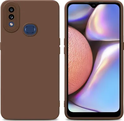 Obrázek produktu pro Cadorabo pouzdro pro Samsung Galaxy A10s / M01s Ochranný kryt v hnědé barvě TPU Silikonový kryt pouzdra