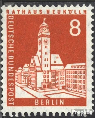 Produktbild von Briefmarken Berlin (West) 1959 Mi 187R mit Zählnummer (kompl.Ausg.) postfrisch Stadtbilder