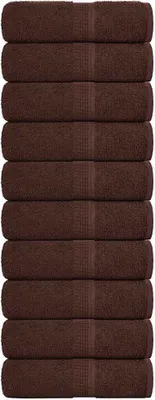 Produktbild von Gästetücher FROGN 10 Stk. Braun 30x50 cm 360 g/m²