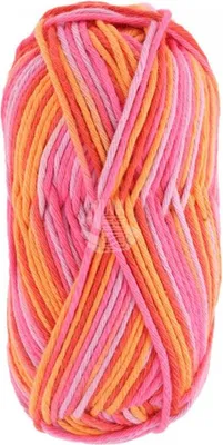 Produktbild von Lana Grossa - Star Print 0345 rosa himbeer orange lachs