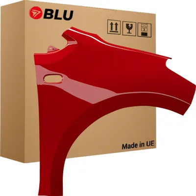 Produktbild von BLU Kotflügel Passend für Skoda Citigo LY3D Rechts Rot TornadoRot | 2012-2019 | Vorderseite Vorne | Lackiert | Einbaufertig