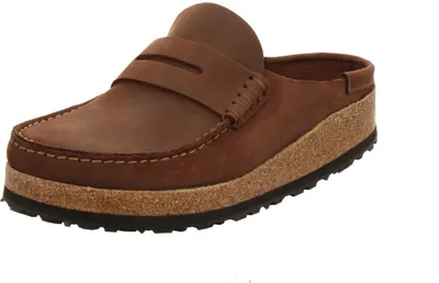Image de Sabots Birkenstock 1025033 Naples en cuir huilé, 1025033 Naples en cuir huilé