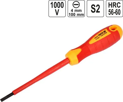 Produktbild von Schraubendreher VDE Schlitz Elektrikerschraubendreher 1000V, Größe:6.5x150mm