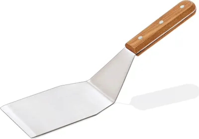 Image de Spatule, 34 cm, 15 x 11 cm, fermée, acier inoxydable, bois