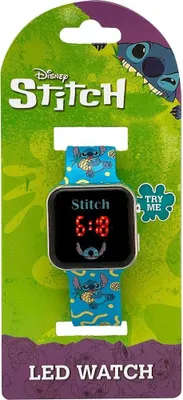 Produktbild von Kids Licensing Led Stitch Uhr Blau Blau One Size