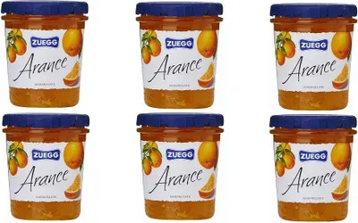 Produktbild von 6x Zuegg Arance Marmelade Orangen Konfitüre Brotaufstriche Italien 320 g