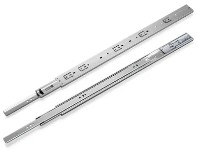 Obrázek produktu pro Vigevee 1 pár posuvných ližin do zásuvek, délka 650 mm, s tlumením, plný výsuv, 3dílné, tiché kuličkové ložiska, vhodné pro nábytek a zásuvky