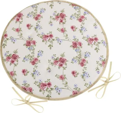 Obrázok produktu pre DITA okrúhly hladký sedák – priemer 40 cm – krémová, ružová, béžová
