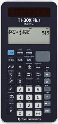 Wissenschaftlicher Taschenrechner mit MathPrint-Anzeige, Schwarz