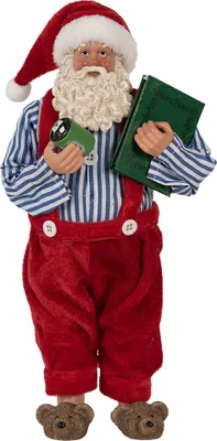 Produktbild von Clayre & Eef Weihnachtsdekorationsfigur Weihnachtsmann 27 cm Rot Kunststoff