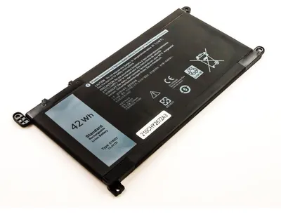 Produktbild von Akku für Dell Chromebook 11 3100 Li-Pol 11,4 Volt 3400 mAh schwarz
