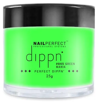 Obrázek produktu pro NailPerfect Akrylová gelová barva "Dippn'" odstín 045 "Green Mania", 25 g