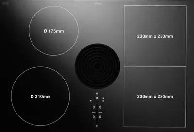Produktbild von BORA PURMA, Schwarz, Integriert, 76 cm, Zonen-Induktionskochfeld, Glaskeramik, 4 Zone(n)