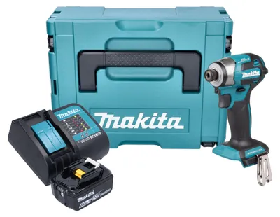 Obrázek produktu pro Akumulátorový rázový utahovák Makita DTD 173 SG1J 18 V 180 Nm 1/4" bezkartáčový + 1x akumulátor 6,0 Ah + nabíječka + Makpac