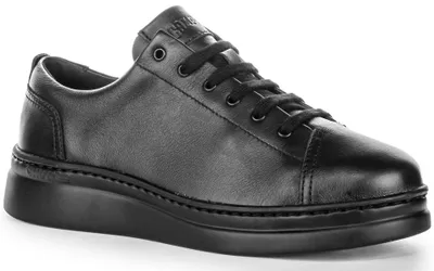 Produktbild von Camper Runner Up W Sneaker aus Vollnarbenleder mit EVA Laufsohle in Schwarz – 7M/8W UK - 41 EU - 8M/10W US / Black