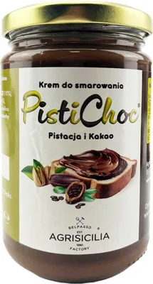 KREM PISTACJOWO - KAKAOWY 340 g - AGRISICILIA