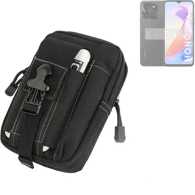 Produktbild von K-S-Trade Gürtel Tasche kompatibel mit Honor X6a Gürteltasche Holster Schutz Hülle Handy Hülle Smartphone outdoor Handy-Hülle schwarz