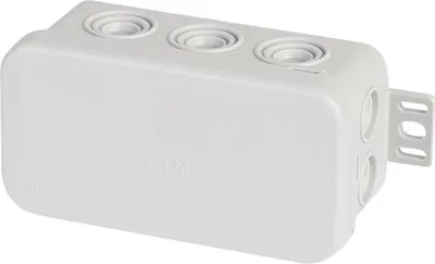 Produktbild von F-TRONIC Verteilerdose, 85x44x40 mm, 10 Einführungen, grau, 10 Stück
