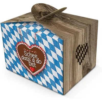 Produktbild von 100 bayerische Mini-Geschenkschachteln – Schön dass du da bist
