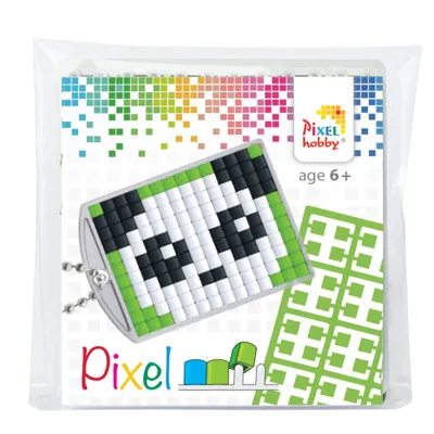 Obrázok produktu pre Pixelhobby Pixel kľúčenka panda - 1 ks