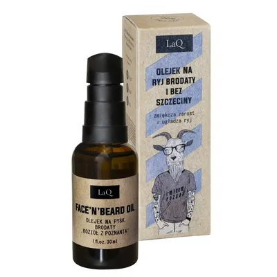 Produktbild von LAQ Bart- und Borstenloses Schnauzenöl macht den Bart weich und glättet die Schnauze 30ml