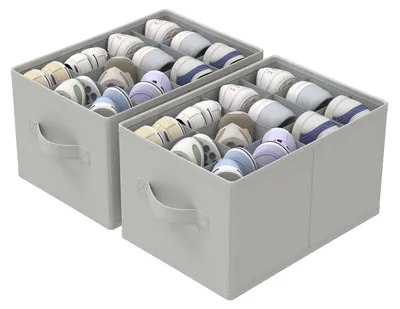 Zdjęcie produktu dla Pojemne pudełka na buty, mieszczące 24 pary