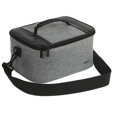Produktbild von Konix KX MY SW LUNCH BAG, Ziehtasche, Nintendo, Schwarz, Grau, Nylon, Nintendo Switch, Nintendo Switch Lite, Nintendo Switch OLED, Schmutzabweisend, Kratzresistent