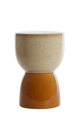 Produktbild von Light & Living - Hocker FINCA - Ø28,5x42cm - Weiß