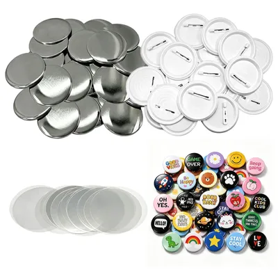 Imagen del producto de Botones para manualidades, 32 mm, 100 unidades, para proyectos de bricolaje